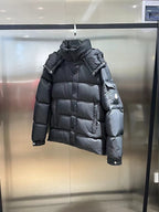 Black Puffer Jacket - Men's
