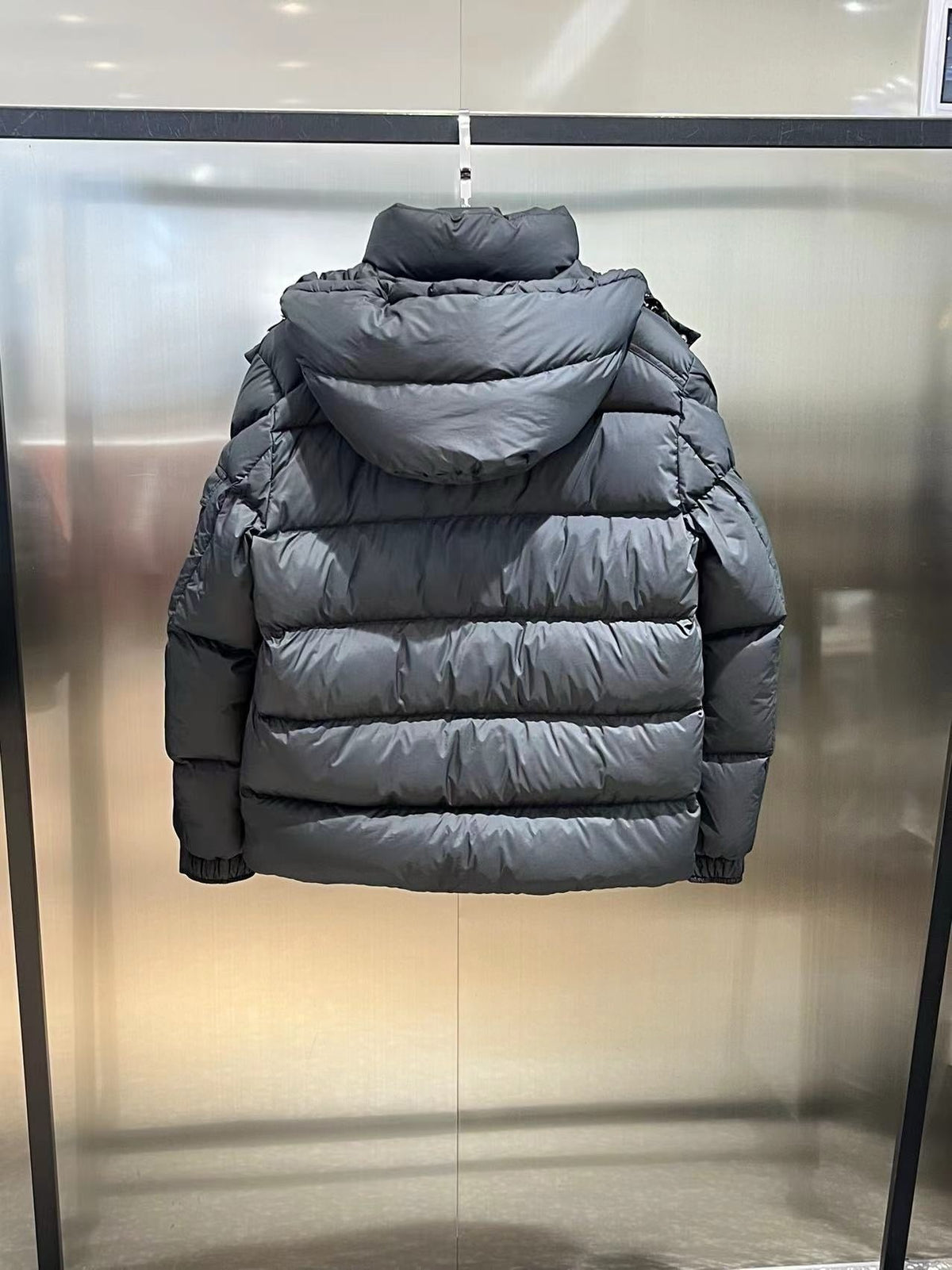 Black Puffer Jacket - Men's