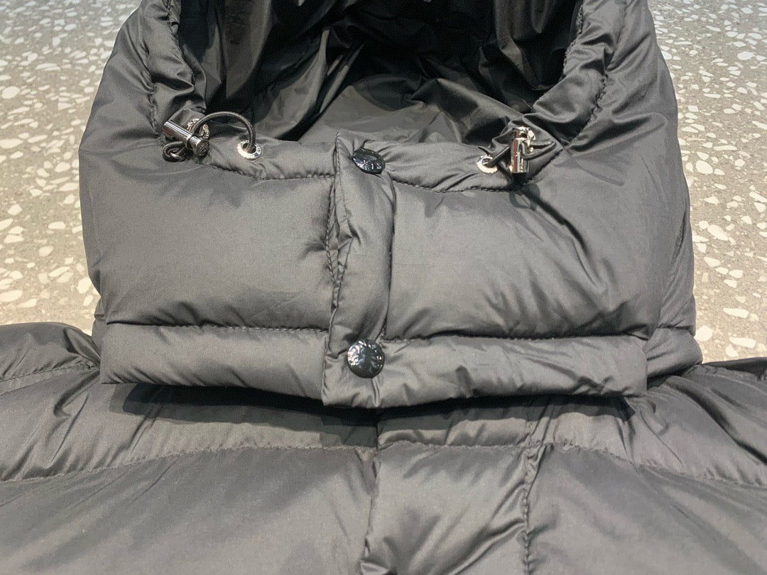 Black Puffer Jacket - Men's