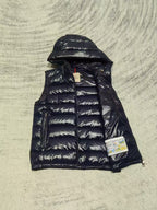 Black Nylon Packable Gilet - Men's
