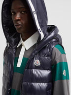 Black Nylon Packable Gilet - Men's