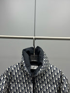 Black and White Puffer Jacket - Men's