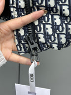 Black and White Puffer Jacket - Men's