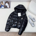 Black and White Puffer Jacket - Men's