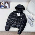 Black and White Puffer Jacket - Men's