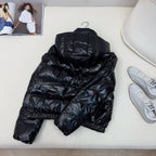 Black and White Puffer Jacket - Men's