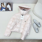 Black and White Puffer Jacket - Men's