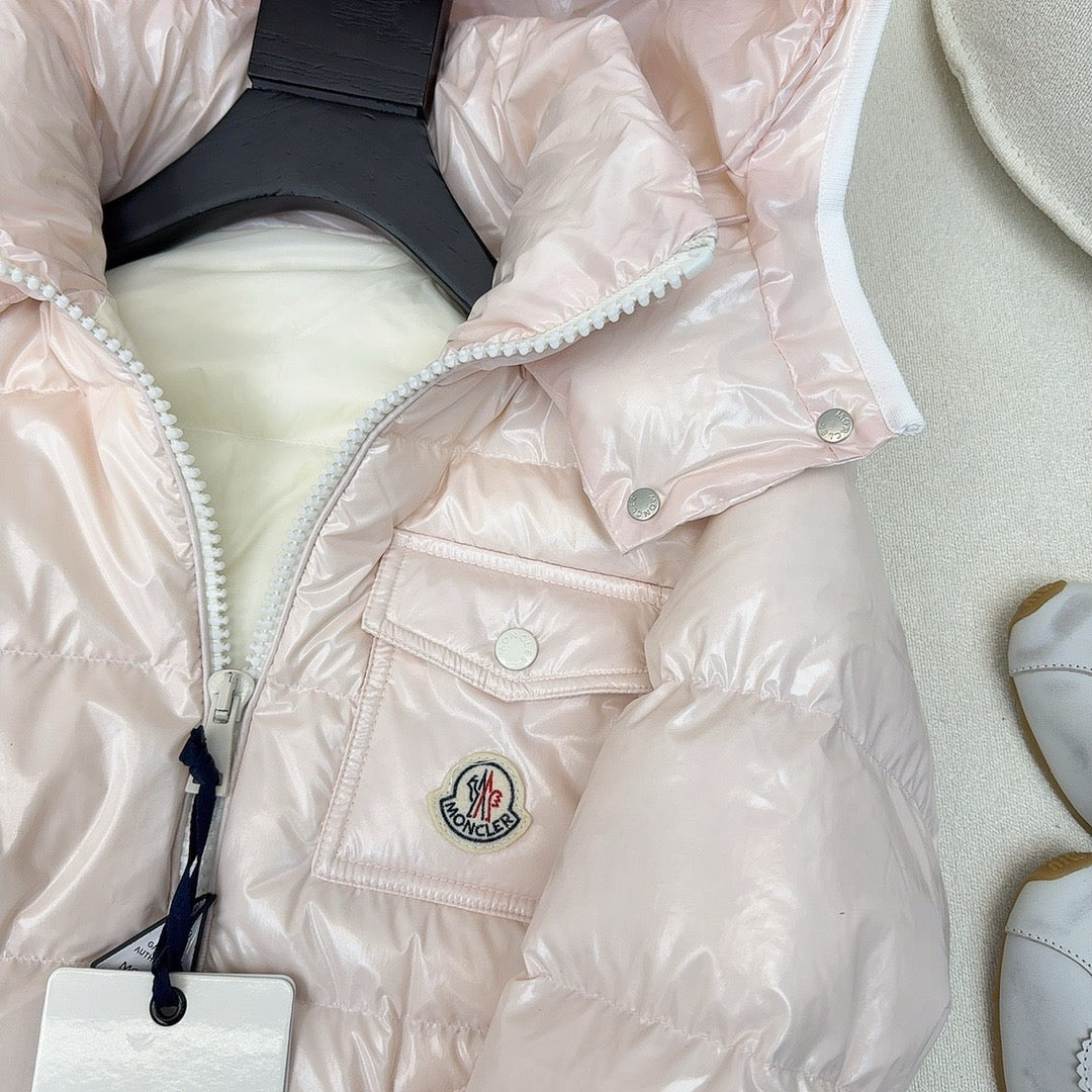 Black and White Puffer Jacket - Men's