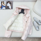 Black and White Puffer Jacket - Men's