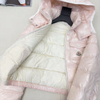 Black and White Puffer Jacket - Men's