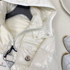 Black and White Puffer Jacket - Men's