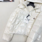 Black and White Puffer Jacket - Men's