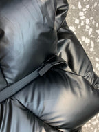 Black Nylon Panelled Gilet - Men's