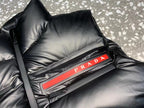 Black Nylon Panelled Gilet - Men's