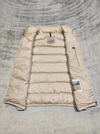Cream Nylon Lightweight Gilet - Men's
