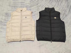 Cream Nylon Lightweight Gilet - Men's