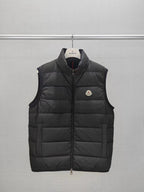 Cream Nylon Lightweight Gilet - Men's