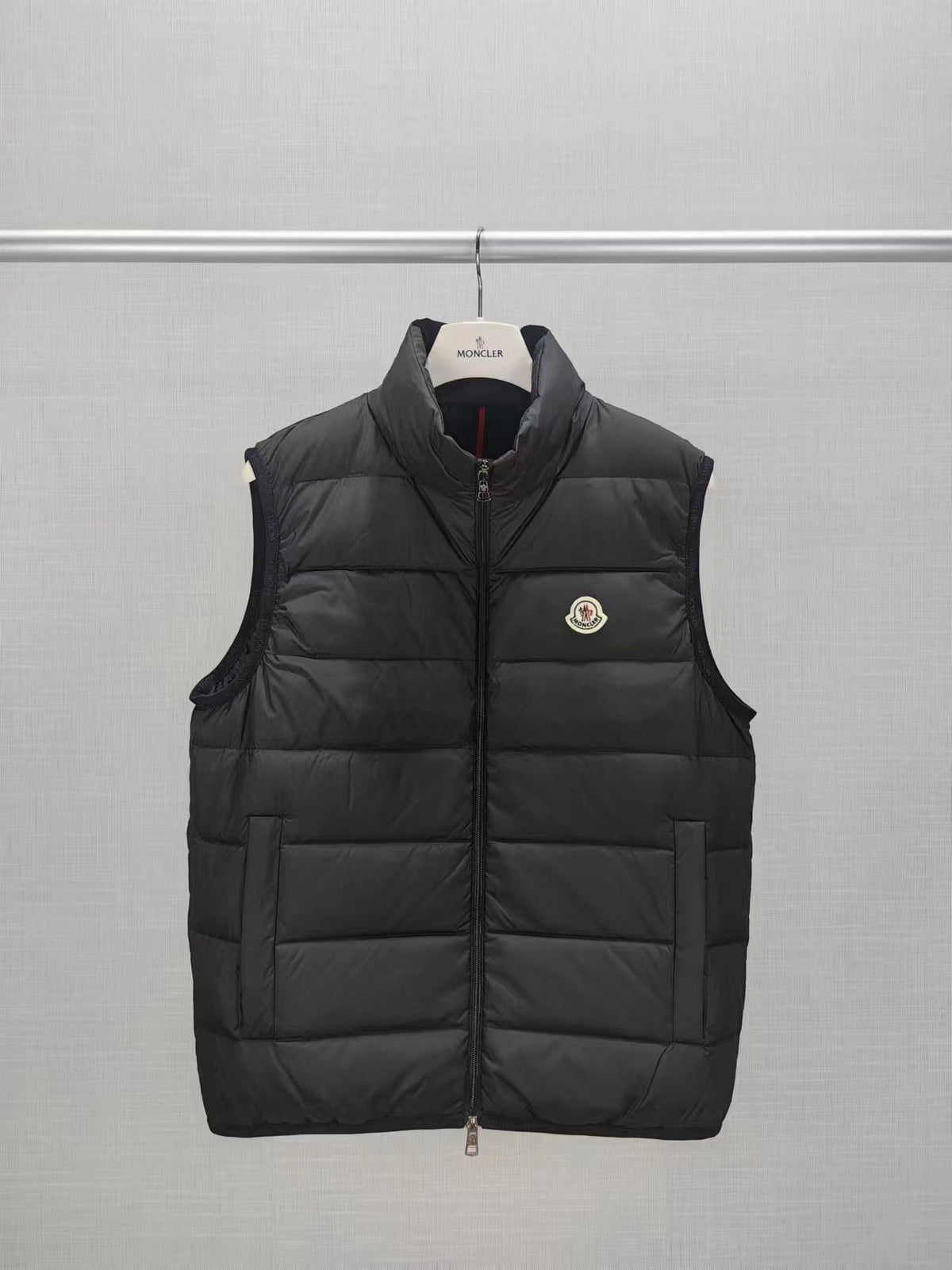 Cream Nylon Lightweight Gilet - Men's