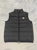 Cream Nylon Lightweight Gilet - Men's