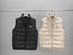 Cream Nylon Lightweight Gilet - Men's