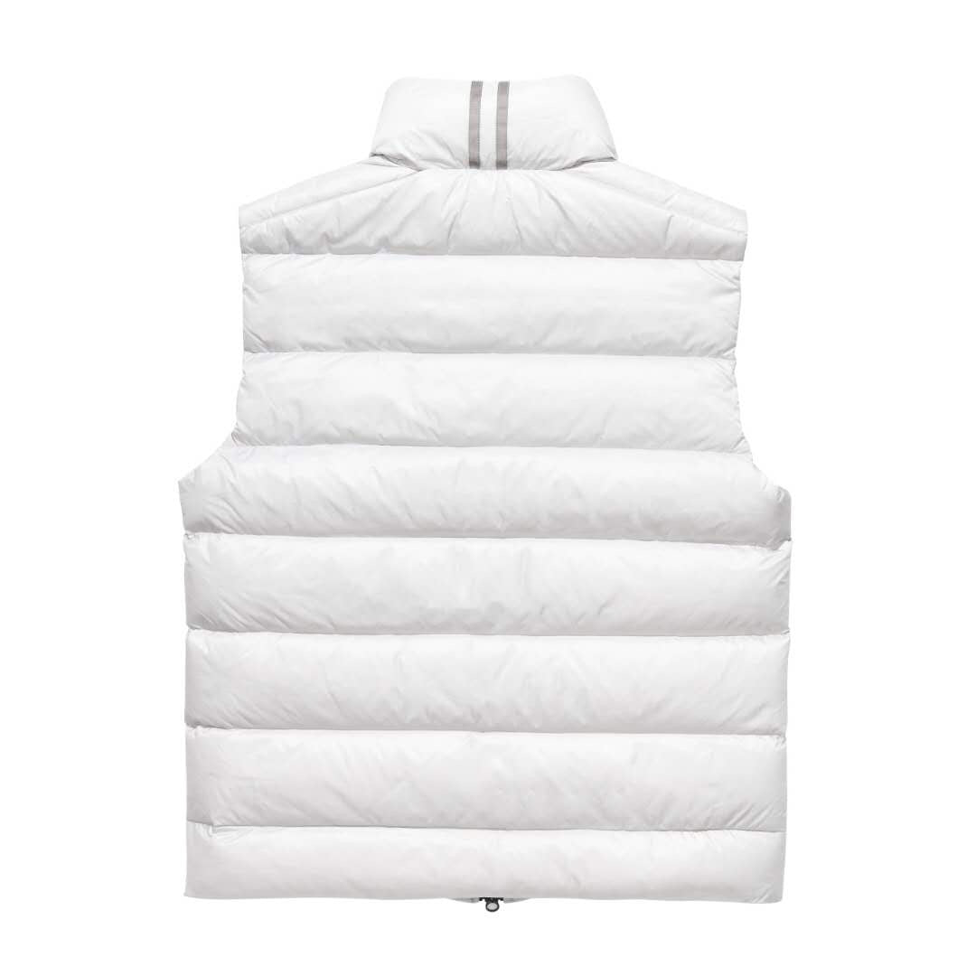 Black Nylon Logo Patch Gilet - Men's