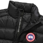 Black Nylon Logo Patch Gilet - Men's