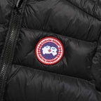 Black Nylon Logo Patch Gilet - Men's