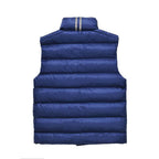 Black Nylon Logo Patch Gilet - Men's