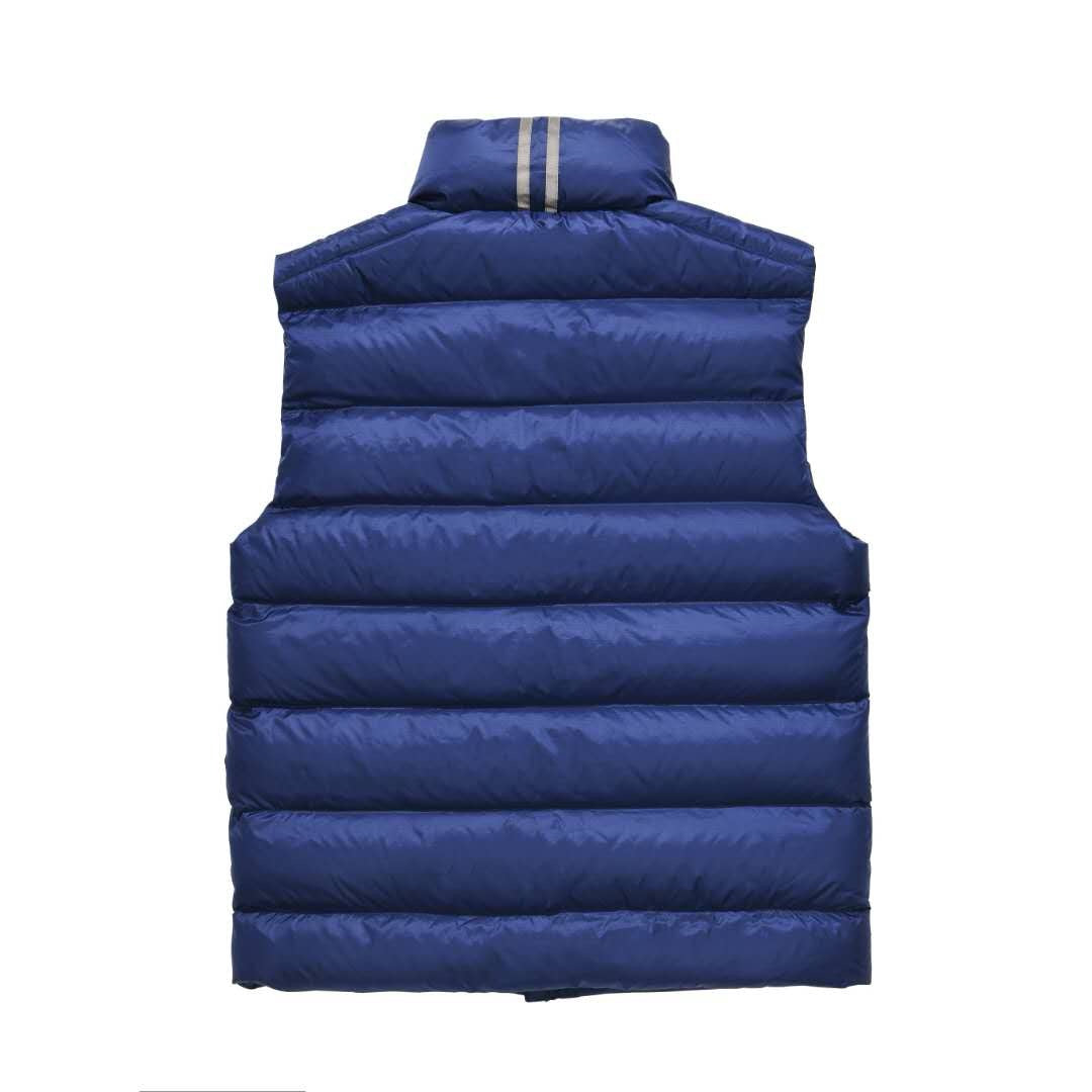 Black Nylon Logo Patch Gilet - Men's