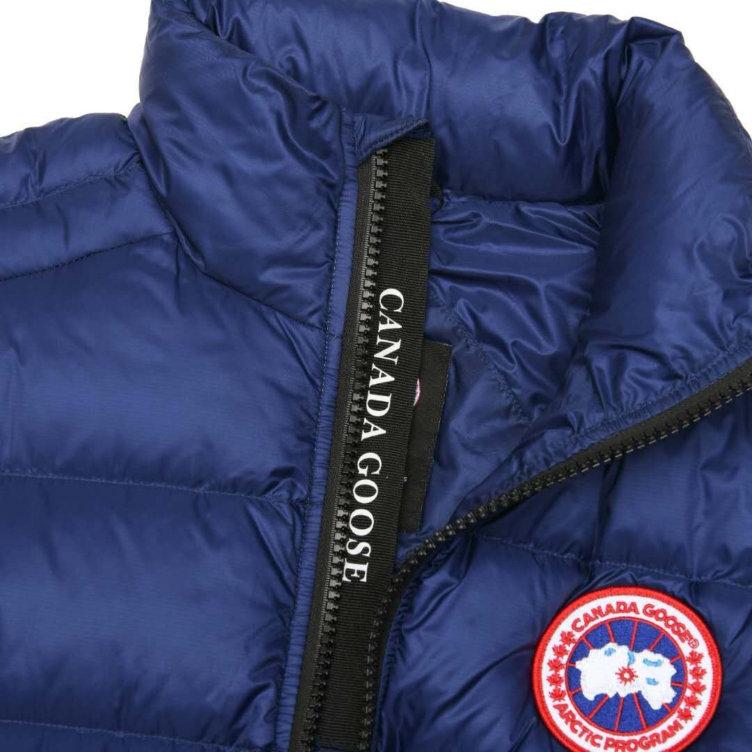 Black Nylon Logo Patch Gilet - Men's