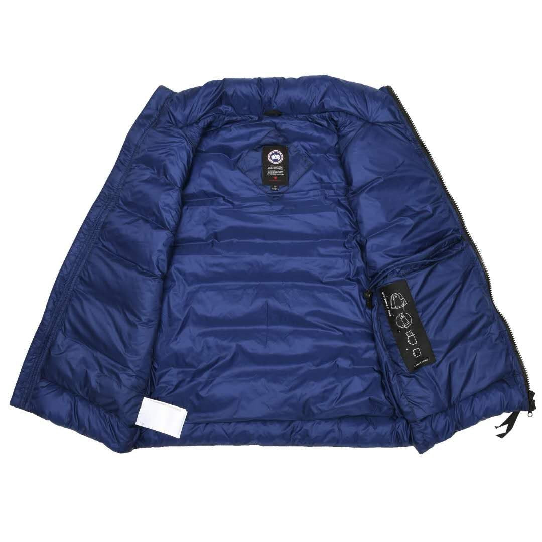 Black Nylon Logo Patch Gilet - Men's