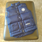Blue Nylon Patch Gilet - Men's