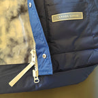 Blue Nylon Patch Gilet - Men's