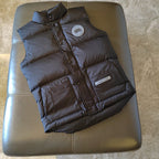 Blue Nylon Patch Gilet - Men's