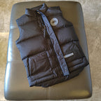 Blue Nylon Patch Gilet - Men's