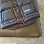 Blue Nylon Patch Gilet - Men's
