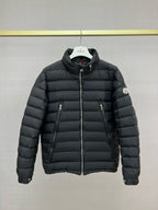 Black Puffer Jacket - Men's