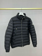 Black Puffer Jacket - Men's