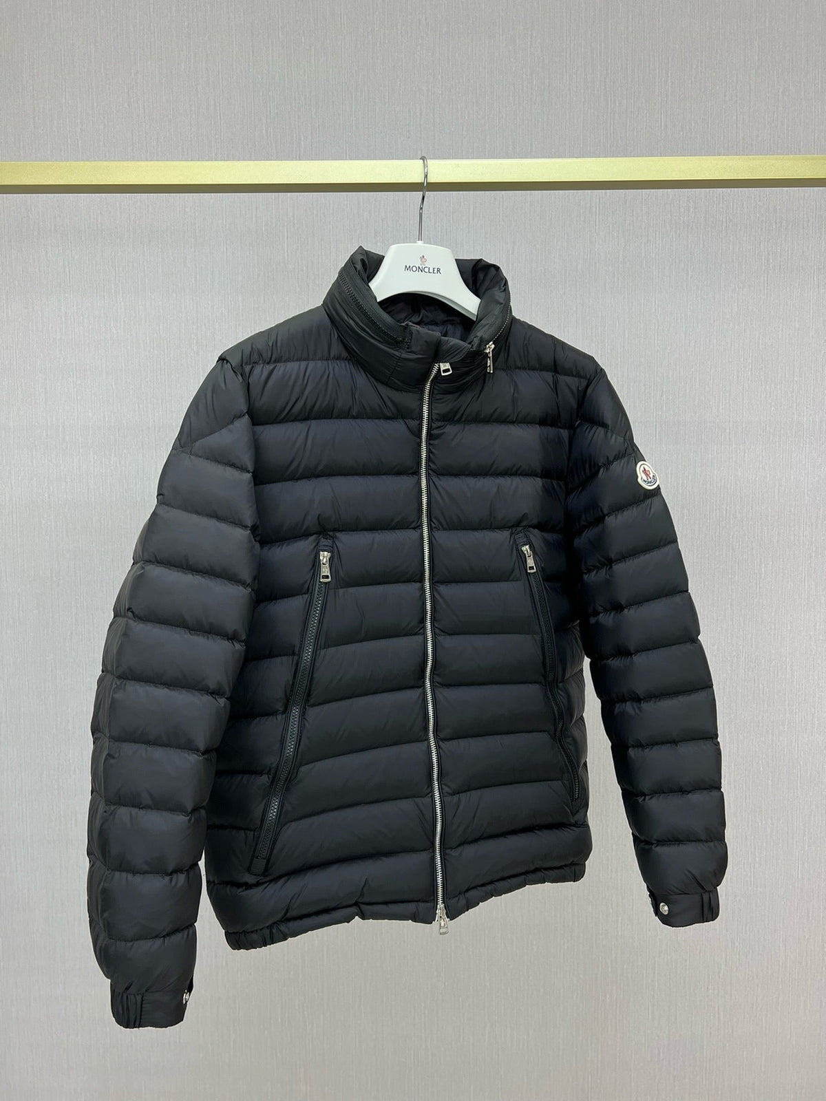 Black Puffer Jacket - Men's