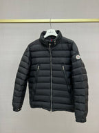 Black Puffer Jacket - Men's