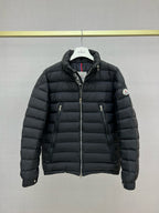 Black Puffer Jacket - Men's