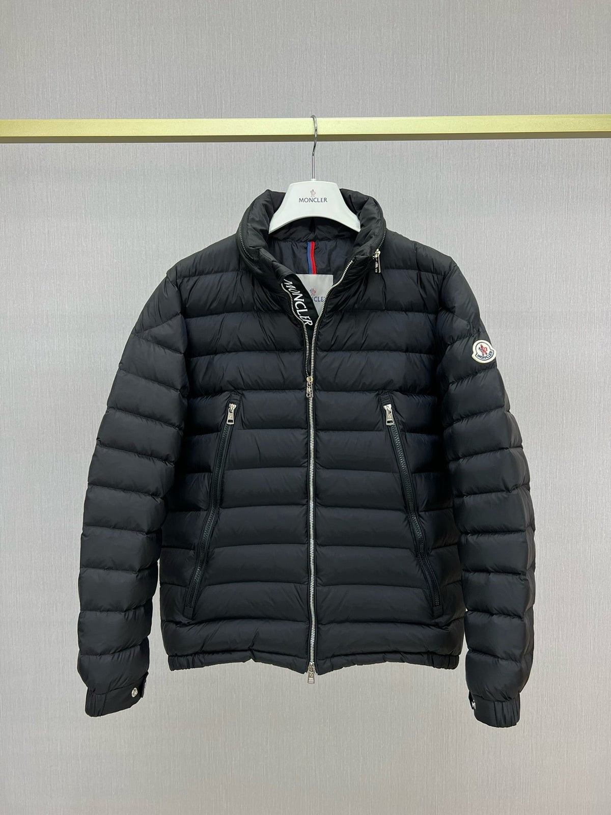 Black Puffer Jacket - Men's