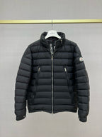 Black Puffer Jacket - Men's