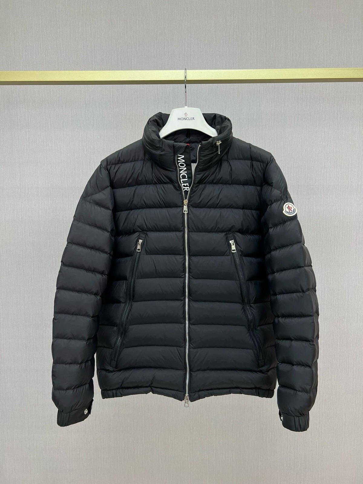 Black Puffer Jacket - Men's