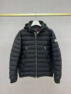 Black Puffer Jacket - Men's