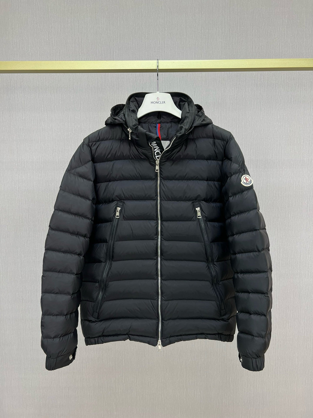 Black Puffer Jacket - Men's