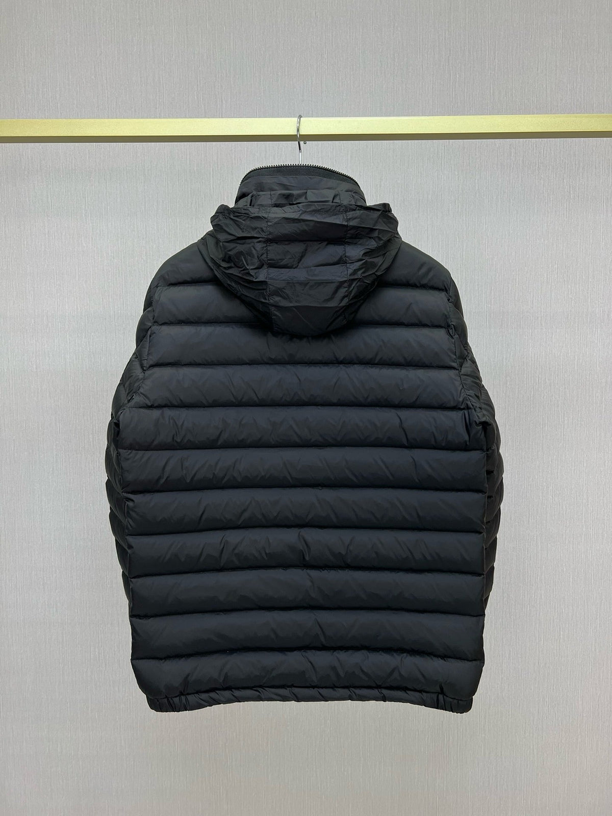 Black Puffer Jacket - Men's