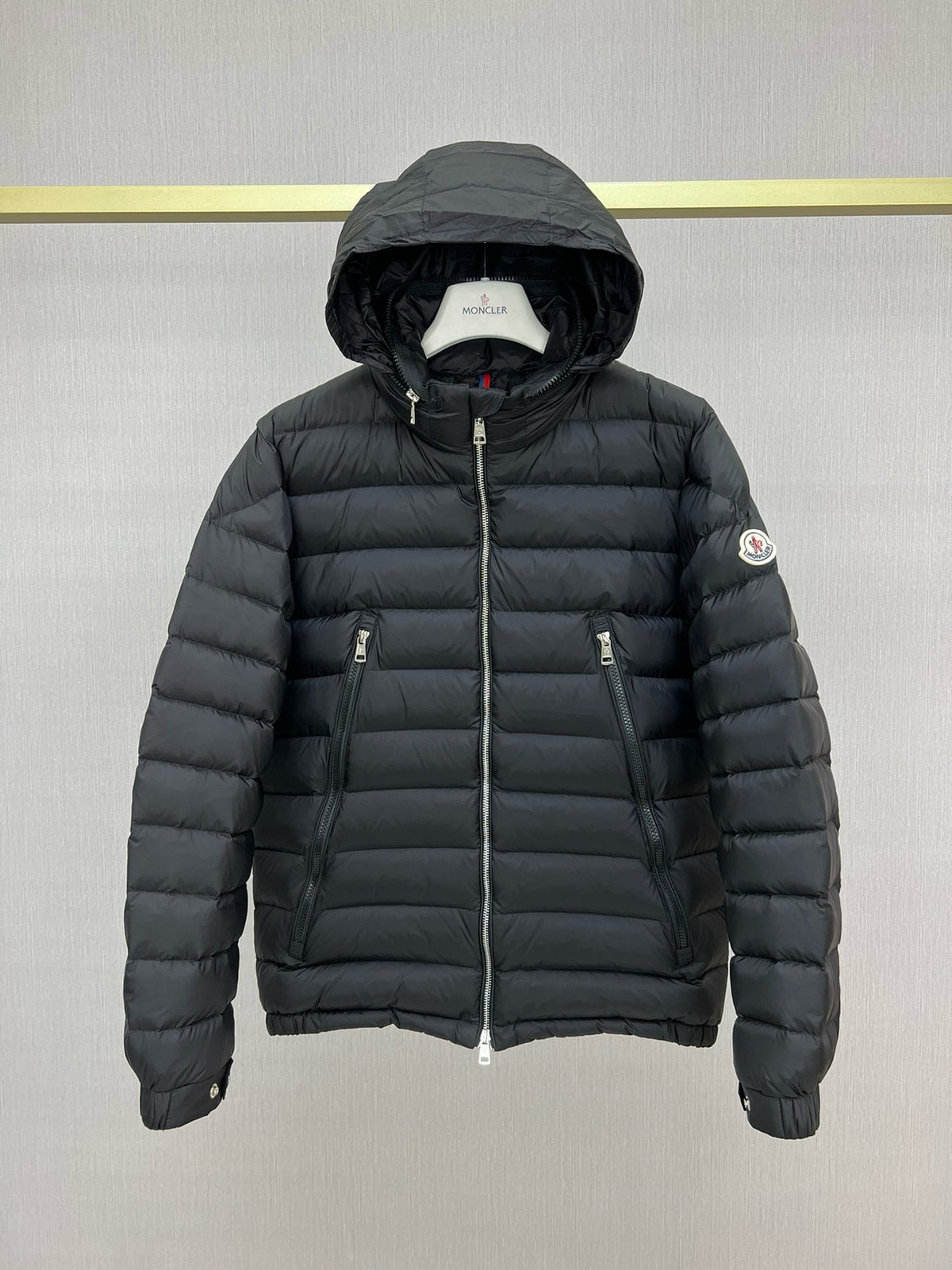 Black Puffer Jacket - Men's