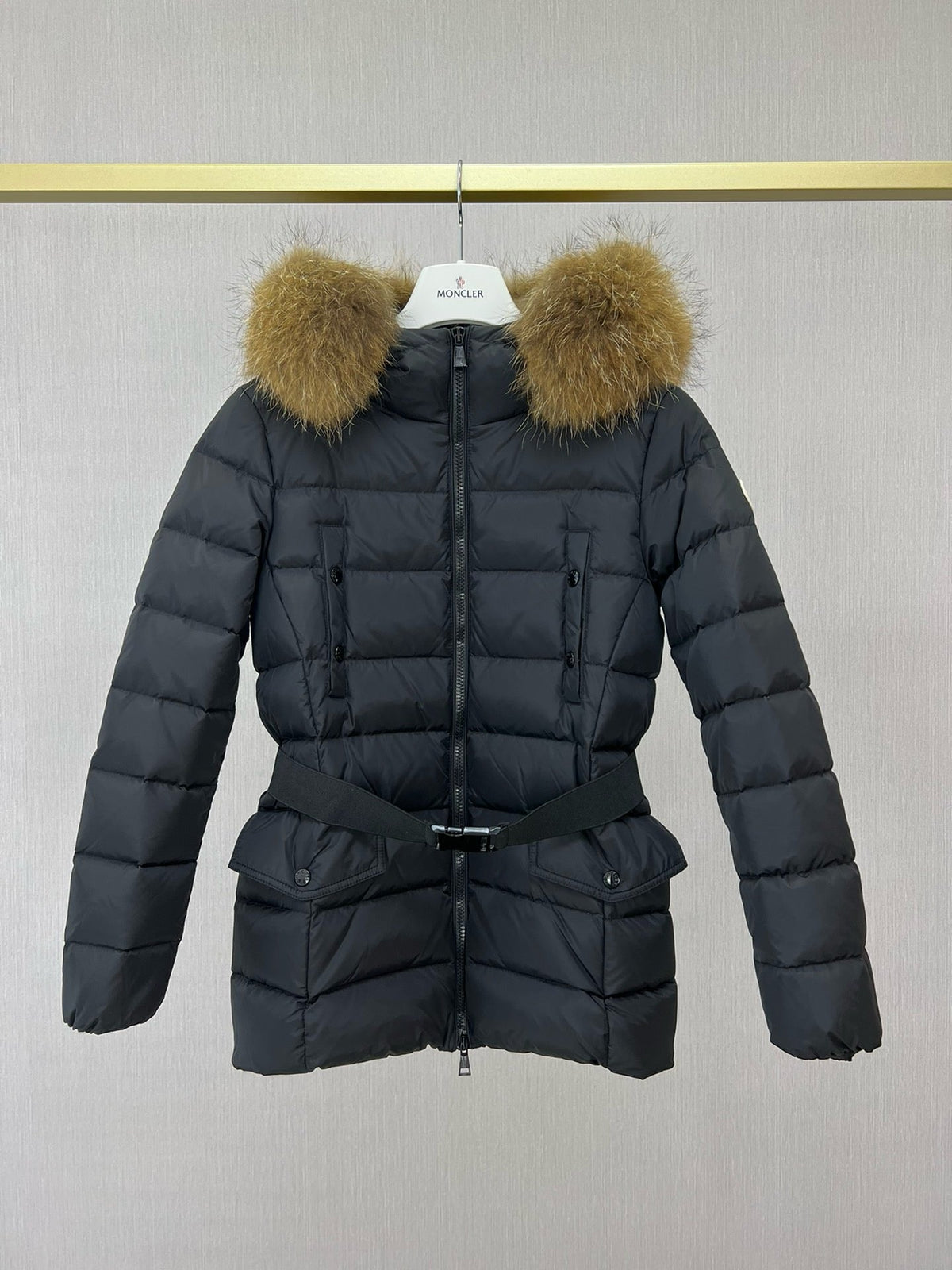 Black Puffer Jacket - Women's