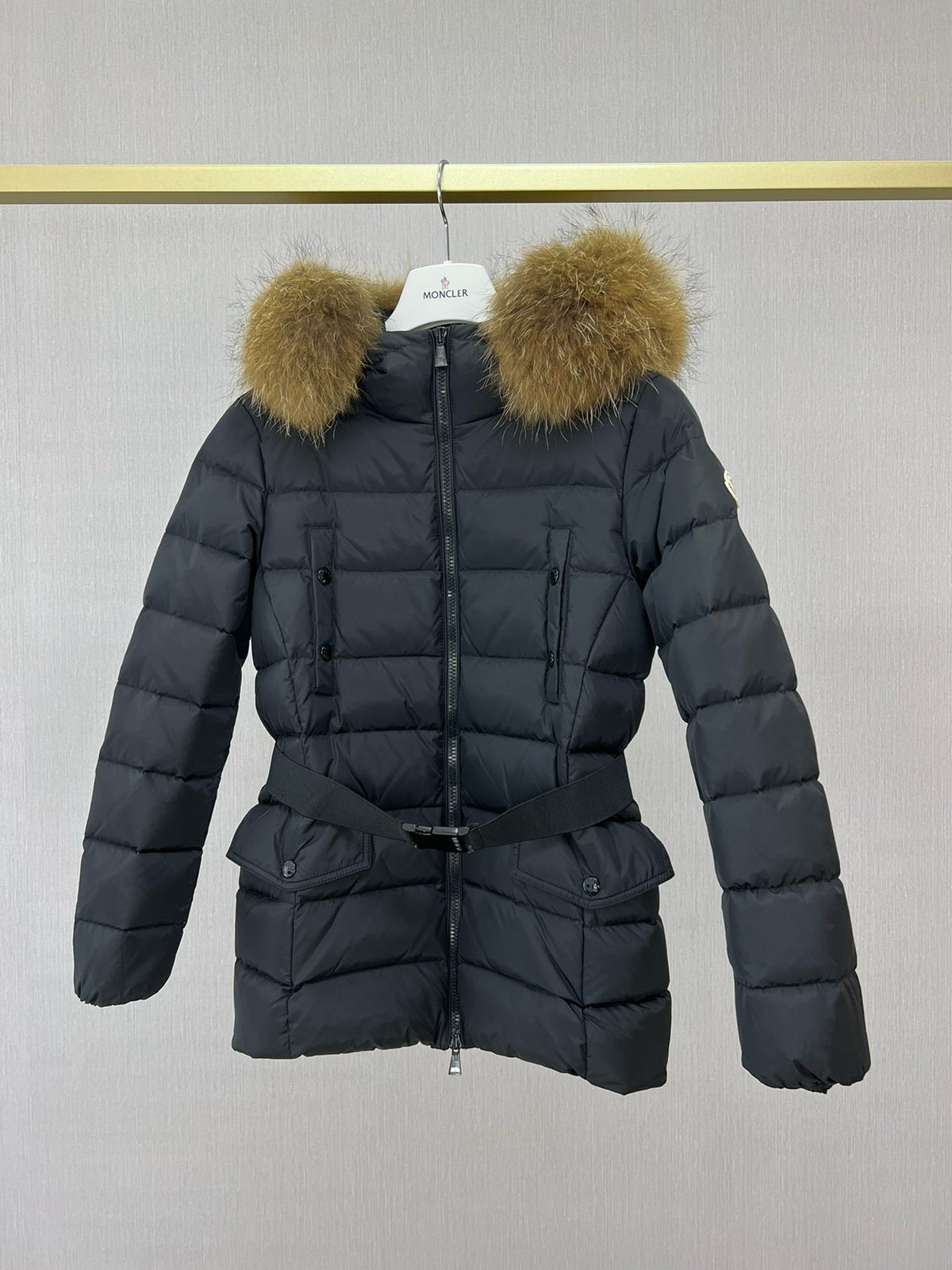 Black Puffer Jacket - Women's
